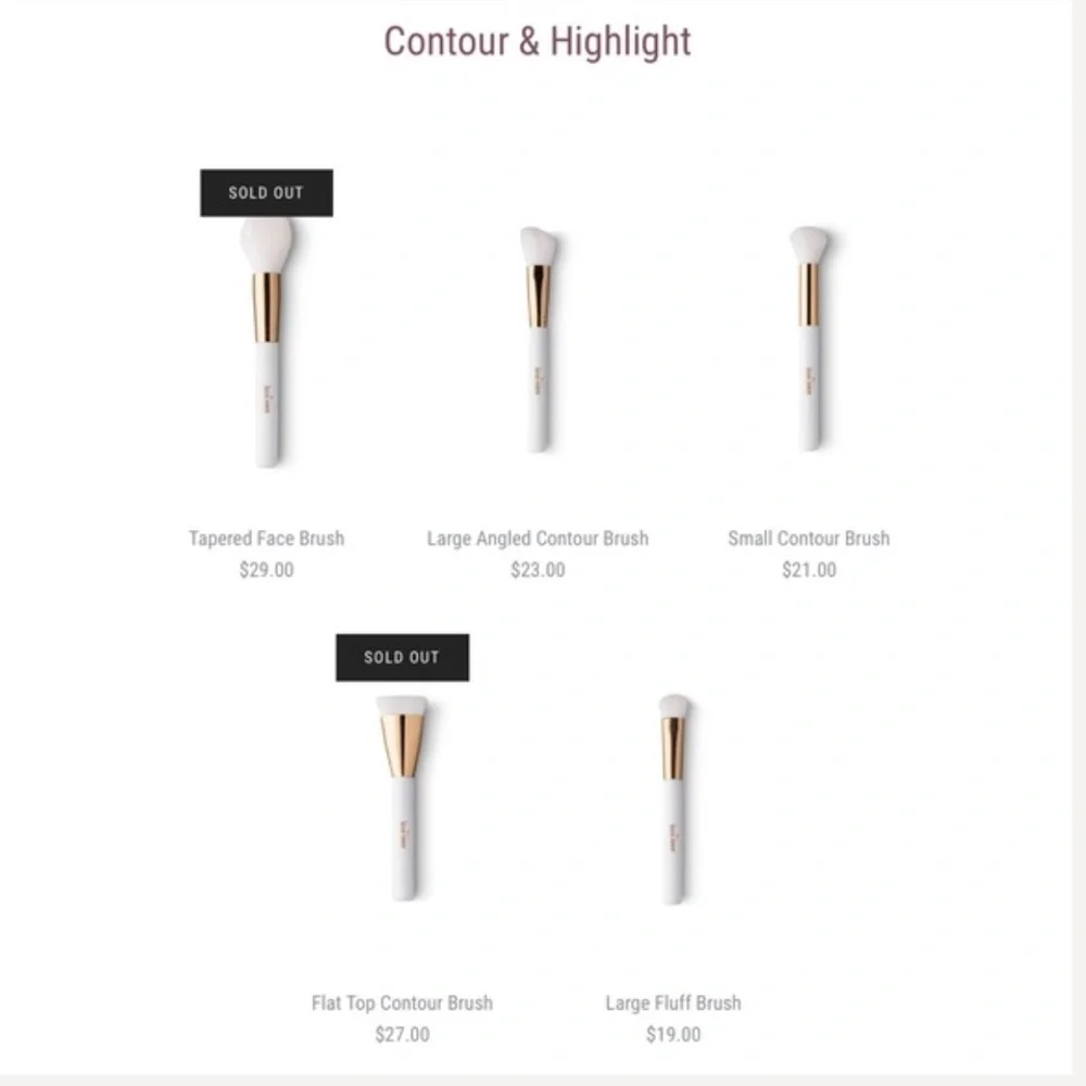 Terre Mere 5 piece contour brush set